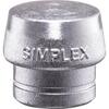 Spare mallet head for Simplex plastic mallet, hard, nylon type 6822